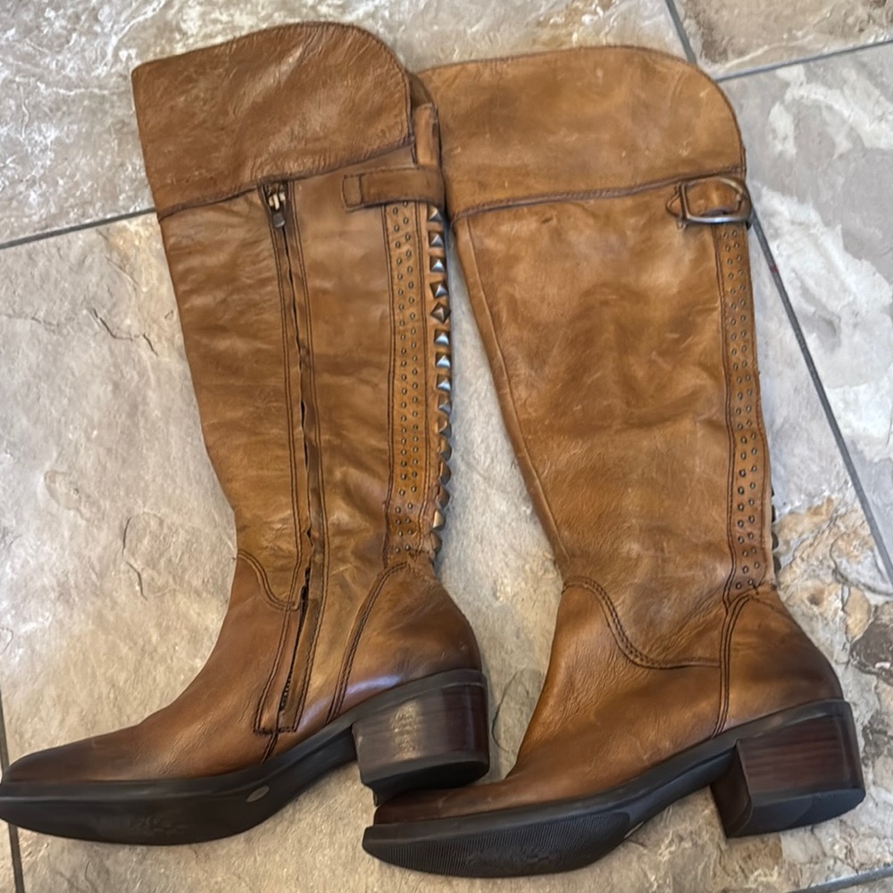 Vince Camuto Brown Over the Knee Boots - Picture 9 of 12